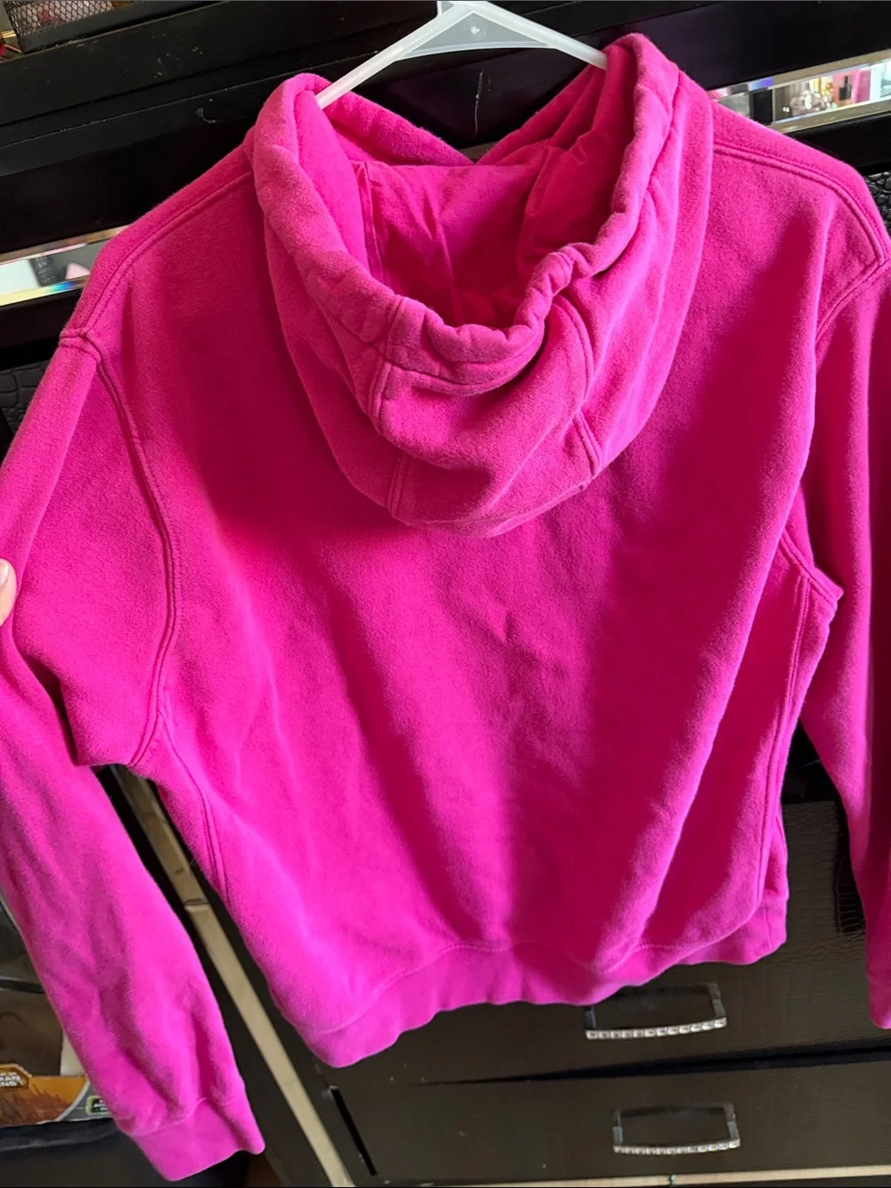 Nike Hot Pink Hoodie with Pink Camo Backpack Set